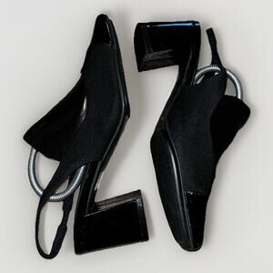 Women’s Anne Klein Lando I flex Sling Back Elasticized Block Heel Size 9.5